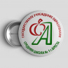 Значок средняя Школа №1 г.Брест  Изготовление детям Ученикам с Эмблемой (металл). Любой размер. Рассчитаем цены от размера и тиража. Фото № 1